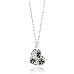 Silver Necklace .925 Ladies Sterling Jewelry stp00822