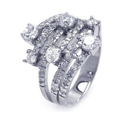 Silver Rings .925 Ladies Sterling Jewelry aar0058