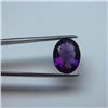 Image 1 : Loose Natural Amethyst Oval 12mm x 10mm VERY NICE color tone