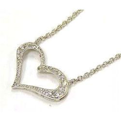 Silver Necklace .925 Ladies Sterling Jewelry stp00102