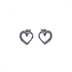 Silver Stud Earrings .925 Sterling Jewelry bge00013