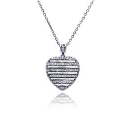 Silver Necklace .925 Ladies Sterling Jewelry stp00454