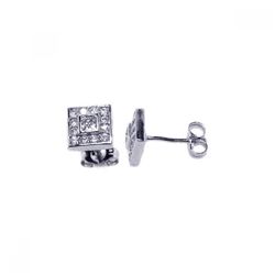 Silver Stud Earrings .925 Sterling Jewelry ace00018