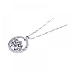 Silver Necklace .925 Ladies Sterling Jewelry bgp00092