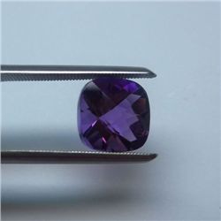 Loose Natural Amethyst 7mm x 7mm VERY NICE color tone