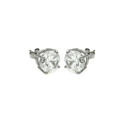 Silver Stud Earrings 925 Sterling Jewelry ste00592clr-5mm