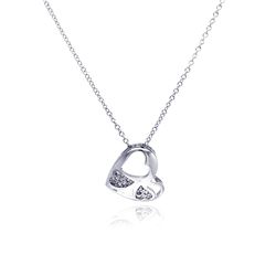 Silver Necklace .925 Ladies Sterling Jewelry bgp00145