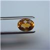 Image 1 : Loose Natural Citrine Oval 14mm x 10mm LIGHT ORANGE color tone