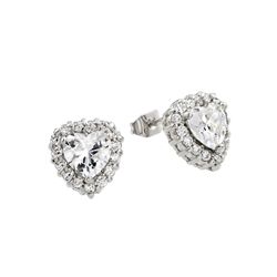 Silver Earrings .925 Ladies Sterling Jewelry bge00367c