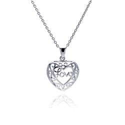 Silver Necklace .925 Ladies Sterling Jewelry stp00142