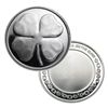 Image 1 : BU Four-Leaf Clover Round 1 oz .999 Fine Silver
