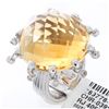 Image 1 : 14K White Gold Jewelry 36.59ctw Citrine & Diamond Ring