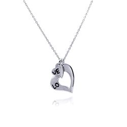 Silver Necklace .925 Ladies Sterling Jewelry stp00715