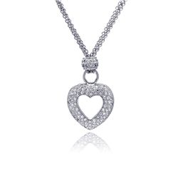 Silver Necklace .925 Ladies Sterling Jewelry stp00036