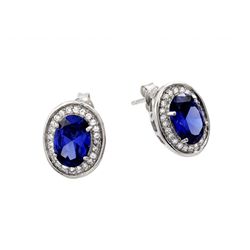 Silver Earrings .925 Ladies Sterling Jewelry ste00940