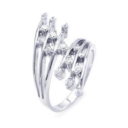 Silver Rings .925 Ladies Sterling Jewelry aar0053