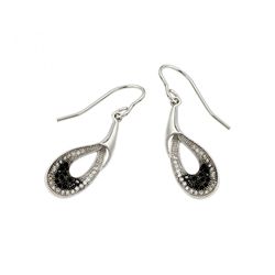 Silver Earrings .925 Ladies Sterling Jewelry bge00384