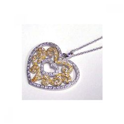Silver Necklace .925 Ladies Sterling Jewelry stp00267