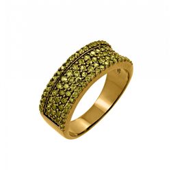 Silver Rings .925 Ladies Sterling Jewelry bgr00770yel