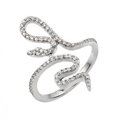 Silver Rings .925 Ladies Sterling Jewelry str00966