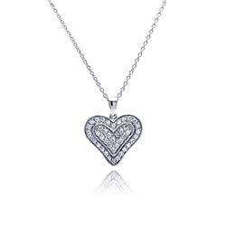 Silver Necklace .925 Ladies Sterling Jewelry stp00110