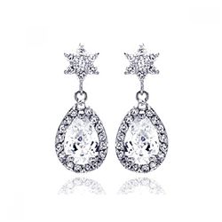 Silver Stud Earrings .925 Sterling Jewelry bge00186