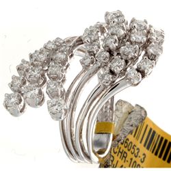 18K White Gold Jewelry 1.21ctw Diamond Ring