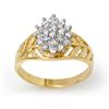 Image 1 : Natural 0.25 ctw Diamond Ring Jewelry 10K Yellow Gold
