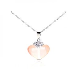 Silver Necklace .925 Ladies Sterling Jewelry stp01064ch