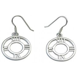 Silver Earrings .925 Ladies Sterling Jewelry ste00075