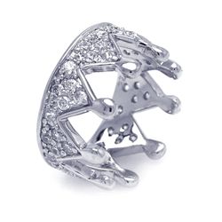 Silver Rings .925 Ladies Sterling Jewelry aar0016