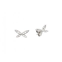 Silver Earrings .925 Ladies Sterling Jewelry ste00875