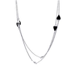 Silver Necklace .925 Ladies Sterling Jewelry stp01146