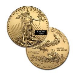 Brilliant Uncirculated $50 1oz Gold Coin American Eagle - Random date