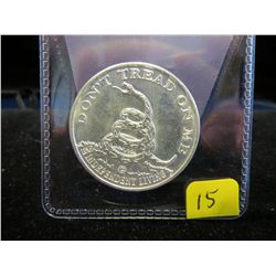 Boston Tea Party - Dont Tread On Me 1/2 OZ .999 Fine Silver
