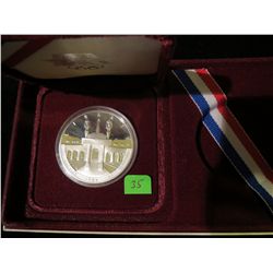 1984S US Mint Olympic Commemorative Silver Dollar Proof - With Box & COA