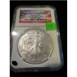 2013 American Silver Eagle -NGC BU