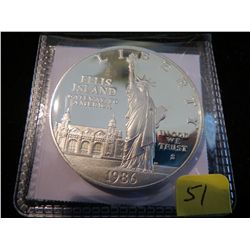 1986S Statue of Liberty Commemorative Silver Dollar - Proof