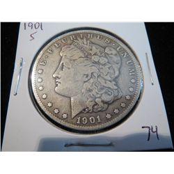 1901S Morgan Silver Dollar