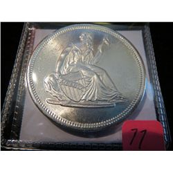 Seated Liberty Round 1oz .999 Fine Silver