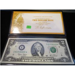 2003 US $2 Federal Bank Note - UNC