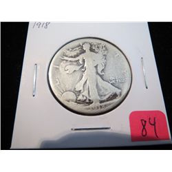 1918 Walking Liberty Half Dollar