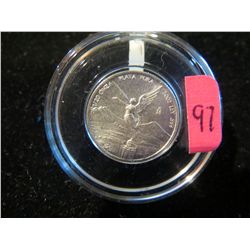 2002 1/10oz .999 Silver Mexico Libertad