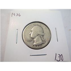 1936 Washington Silver Quarter