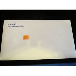 1981 P & D US Mint Set "Uncirculated"