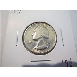 1941 Washington Silver Quarter