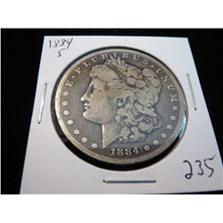 1884S Morgan Silver Dollar