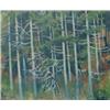 Image 1 : Erling Enger (1899-1990) - oil on canvas - coniferous woodland landscape, signed and dated '57, 3...