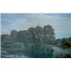 Image 1 : Charles Walter Radcliffe (1817 - 1903) - oil on canvas, 'Maple Durham on the Thames', signed, 29....