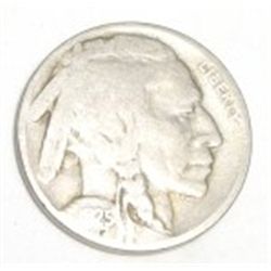 1925 *RARE-KEY DATE* BUFFALO NICKEL RED BOOK VALUE IS $4.00+ *NICE EARLY VERY GOOD GRADE*!!